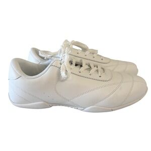 Stelle Golden Gate White Cheer Shoes Faux Leather Sneakers ACL001 Womens 8.5 MW